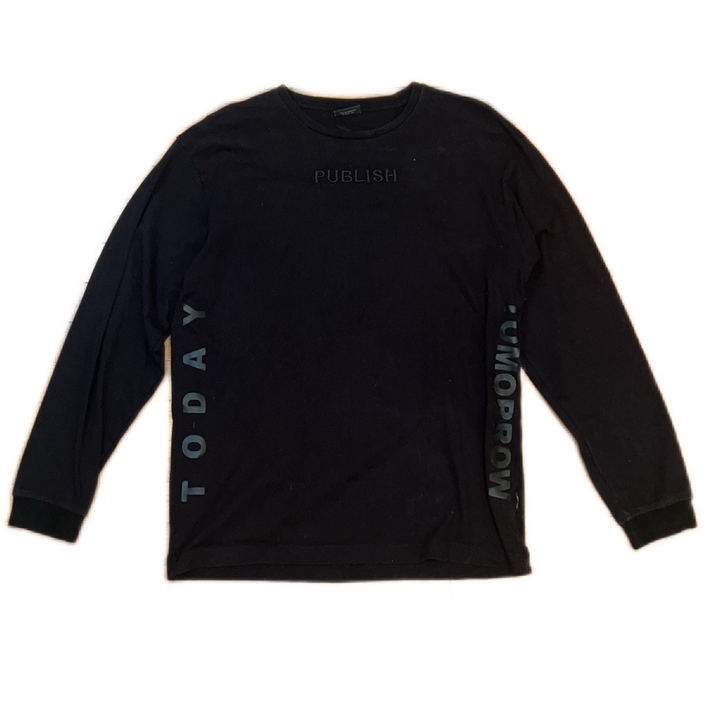 Publish Brand Clothing Crew Long Sleeve, size Medium